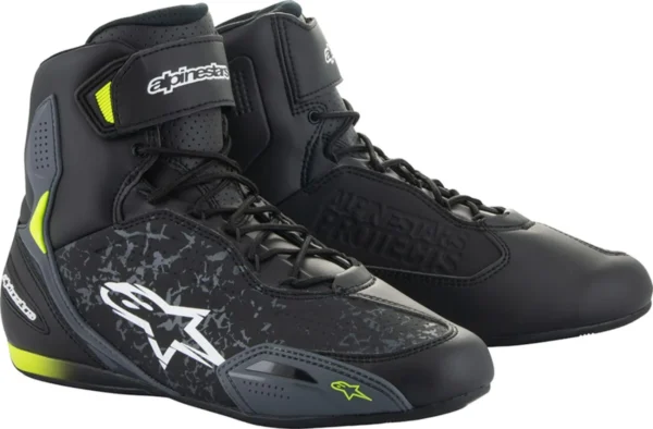 SHOE FASTER-3 BLK/YLW 8