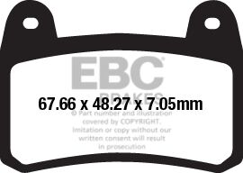 BRAKE PAD SINTERED HH