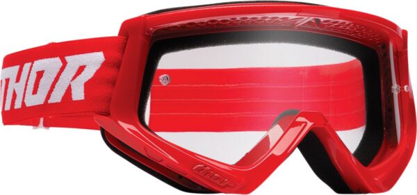 GOGGLE COMBAT RACER RD/WH