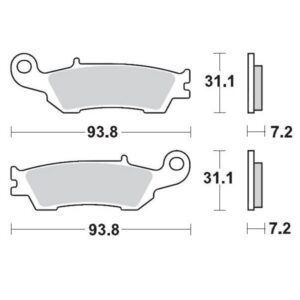 BRAKE PAD RACING