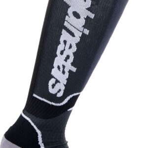 SOCK MX PLUS BLACK/WHITE L