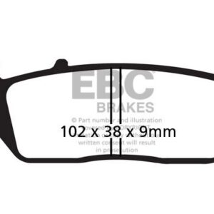 BRAKE PAD CARBON SCOOTER