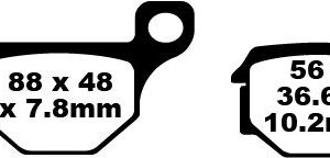 BRAKE PAD FA SER ORGANIC