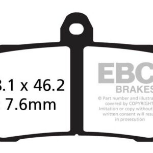BRAKE PAD GPFA SINTER RACE