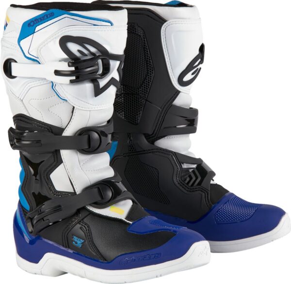 BOOT TECH3S YTH WT/BK/B 2