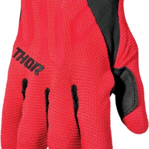 GLOVE DRAFT RED/BLACK MD