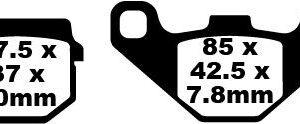 BRAKE PAD CARBON TT DIRT