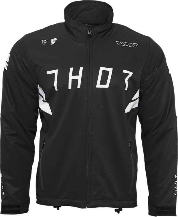 JACKET THOR WARMUP BK/WH LG