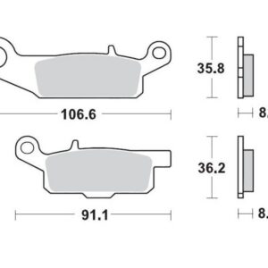 BRAKE PAD NITRO