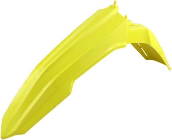 FENDER FRT RMZ450 18- YELLOW