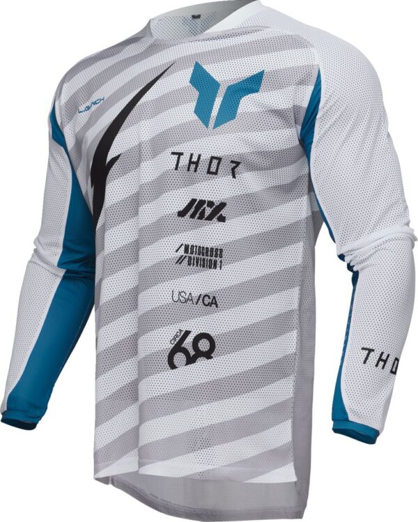 JERSEY LAUNCH RAID WH/GY LG