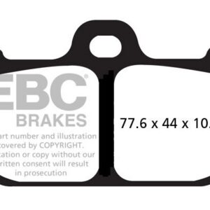 BRAKE PAD GPFA SINTER RACE