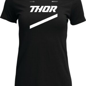 TEE WOMENS BRAVE BLACK SM