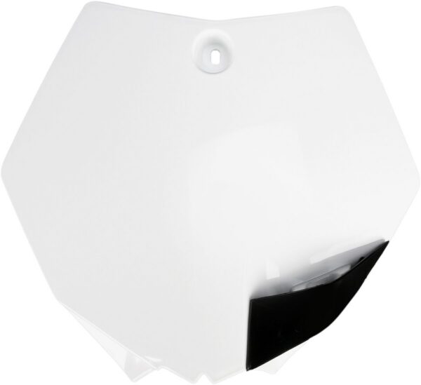 PLATE #FRT SX85 13-17 WHT