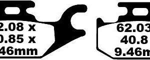 BRAKE PAD CARBON TT DIRT