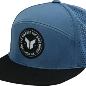 HAT BADGE SLATE BLUE