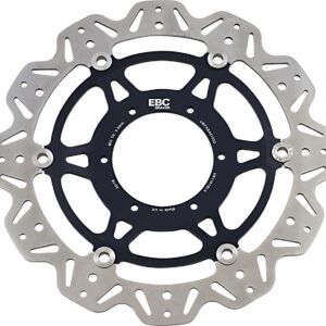 BRAKE RTR FLT VEE WAVE BLK FR