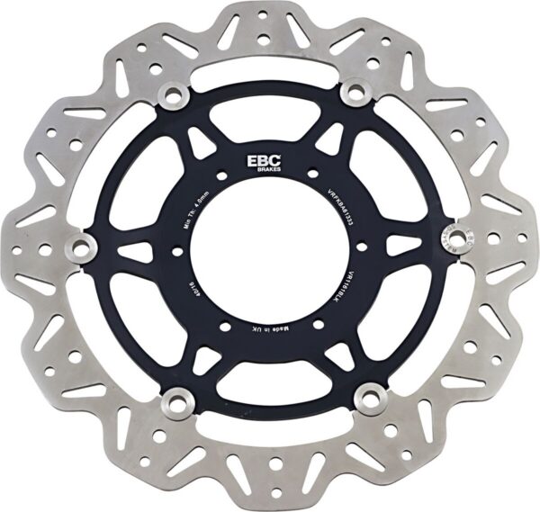 BRAKE RTR FLT VEE WAVE BLK FR