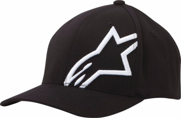 HAT CORP SHFT 2 BK/WT LXL