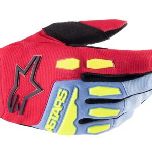 GLOVE F-BORE BLUE/RED/BK M