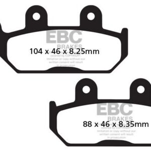 BRAKE PAD CARBON TT DIRT