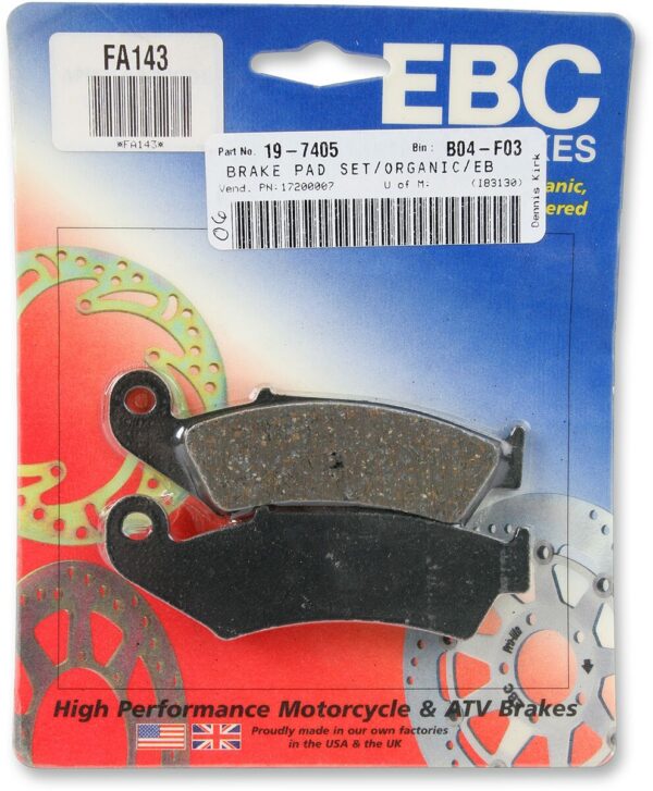 BRAKE PAD FA SER ORGANIC