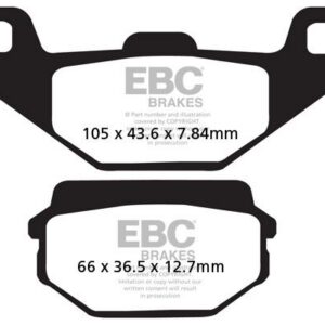 BRAKE PAD FA SER ORGANIC