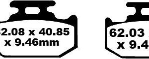 BRAKE PAD CARBON TT DIRT