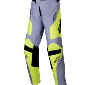 PANT YTH RACER VEIL GRAY/YELLO