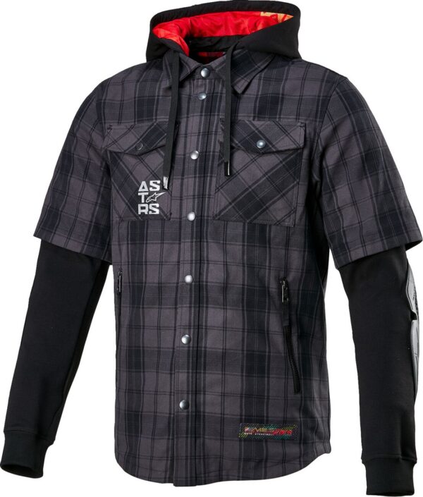 JACKET TARTAN SHIRT GY 2X