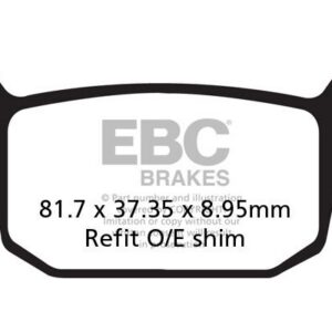 BRAKE PAD CARBON SCOOTER