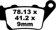 BRAKE PAD FA SER ORGANIC