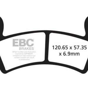 BRAKE PAD CARBON TT DIRT