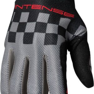 GLOVE INTENSE CHEX BK/GY XS