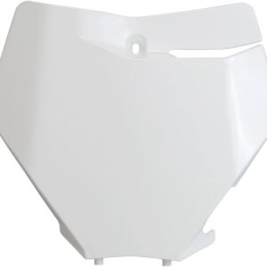 PLATE# FRT SX/SXF 19-22 WHITE