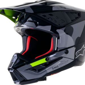 HELMET SM5 ROV2 GY/YLW 2X