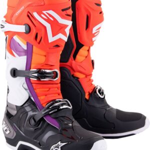 BOOT TECH 10 BK/RD/OR/WT 13