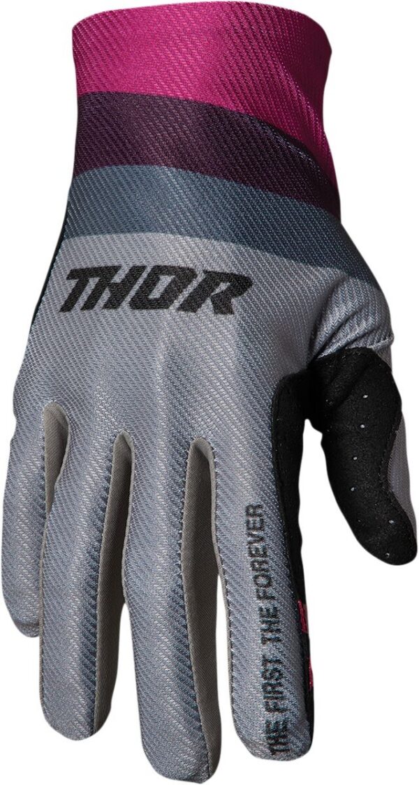 GLOVE ASSIST REACT GY/PU 2X