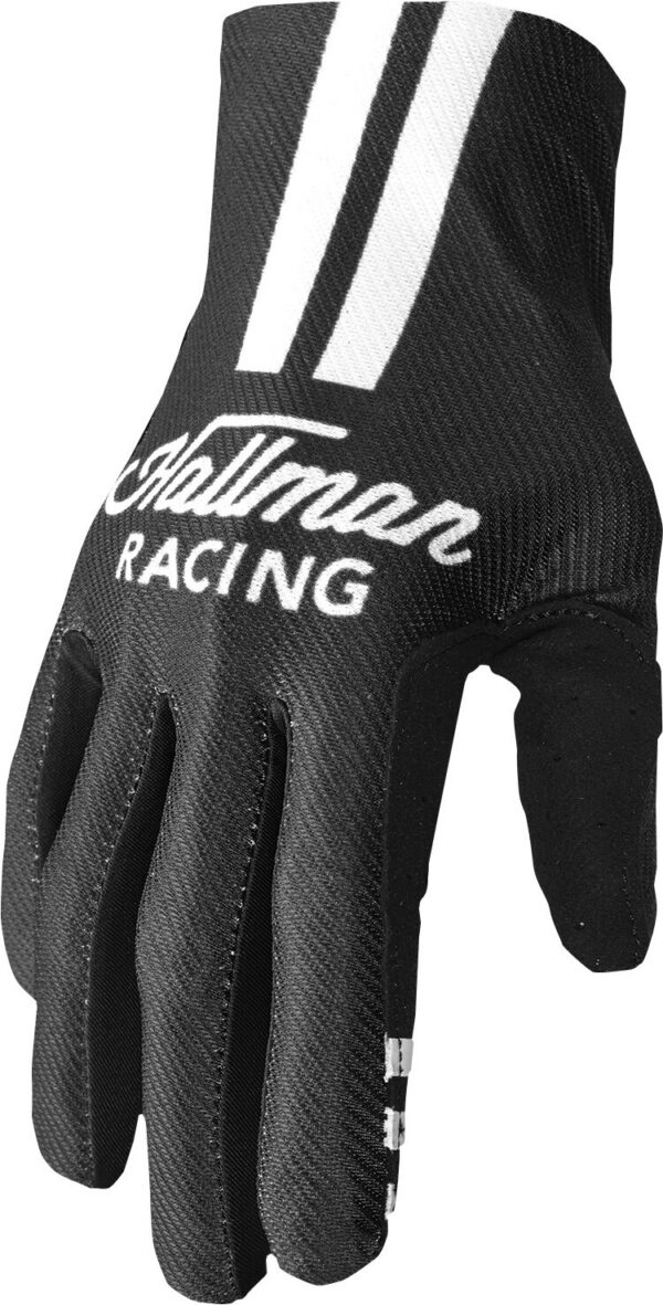 GLOVE MNSTY ROOST BK/WH LG
