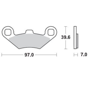 BRAKE PAD RACING