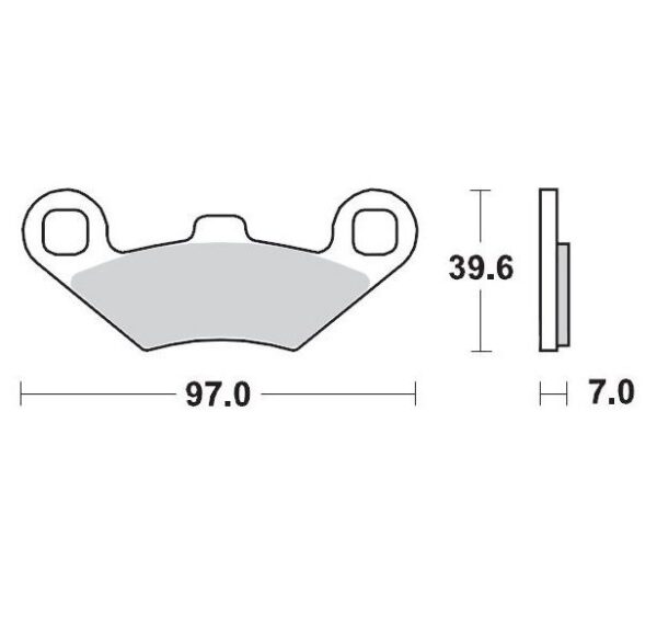 BRAKE PAD RACING