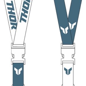 LANYARD THOR STEEL/WHITE