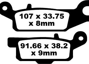 BRAKE PAD CARBON TT DIRT