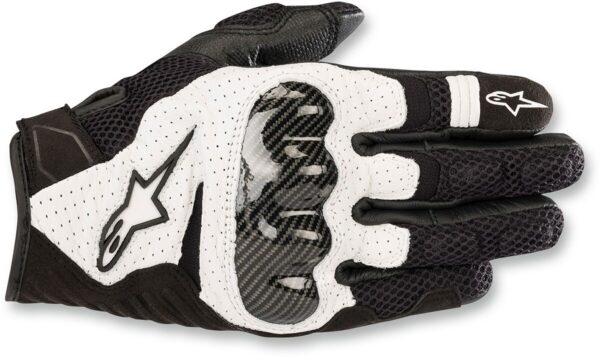 GLOVE SMX1 AIR V2 BLACK/WHT L