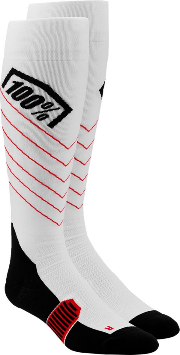 SOCK HI SIDE WH L/XL