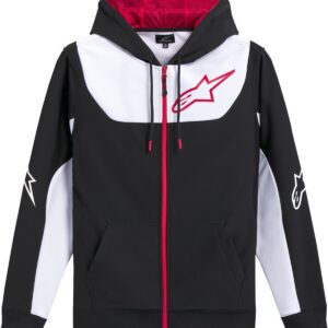 HOODIE ZIP SESSIONS V3 BLK/WHT