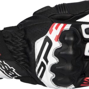 GLOVE SP-3 BLK/WHT/RD FLUO S