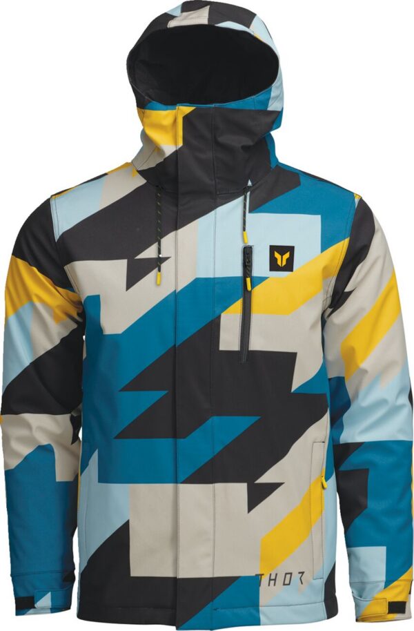 JACKET TOUR BRAVE BL/YL MD