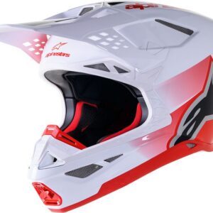 HELMET SM10 UNIT RD/WT M