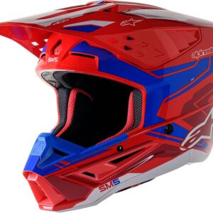 HELMET SM5 ACT2 RED/BL L